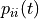 p_{ii}(t)