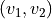 (v_1, v_2)