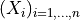 (X_i)_{i=1,\ldots,n}