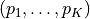 (p_1,\ldots,p_K)